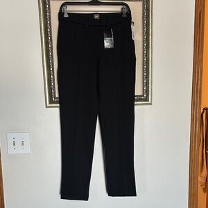 NWT Lee Ultra-Lux Straight Leg Mid Rise Black Women’s Dress Pants Size 6